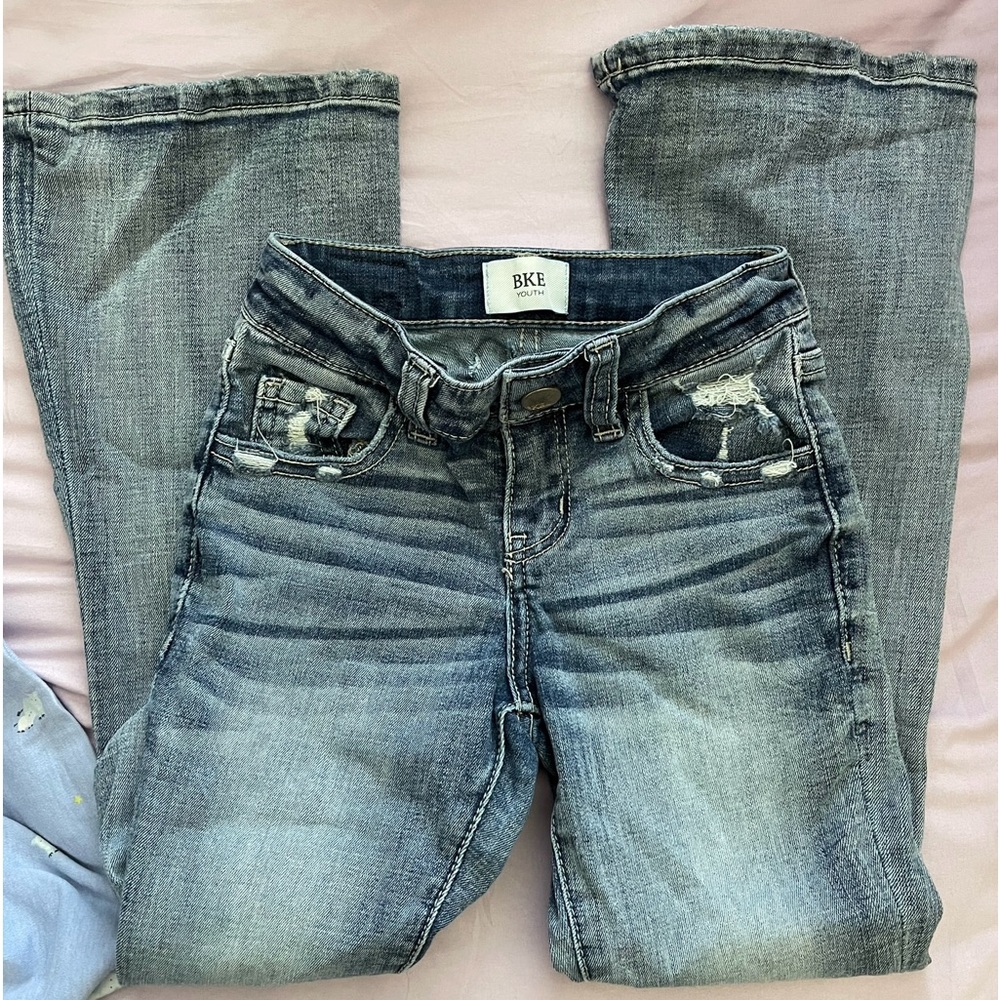 Girls Buckle Jeans